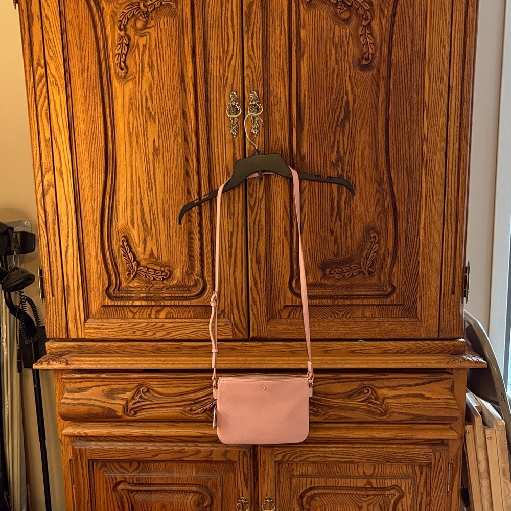 Elegant Pink Crossbody Bag